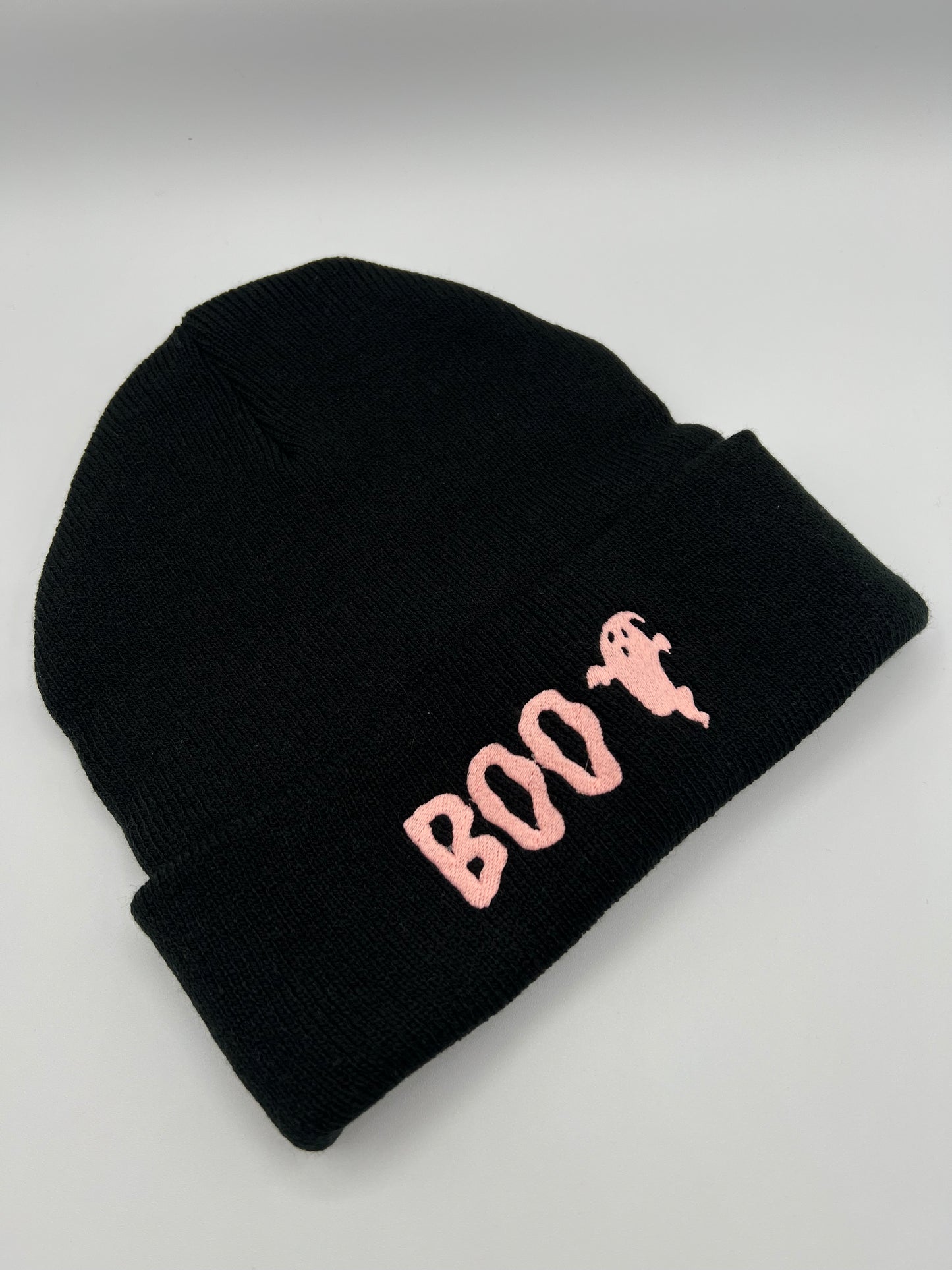 Glow-in-the-Dark Boo Spooky Beanie